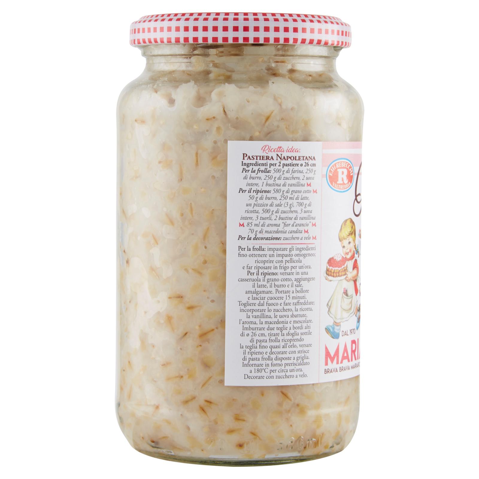 Mariarosa Grano Cotto – Gekochter Weizen für Pastiera (Osterkuchen) 580g