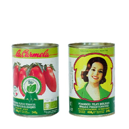La Carmela Tomaten Pelati BIO - 4x 400g